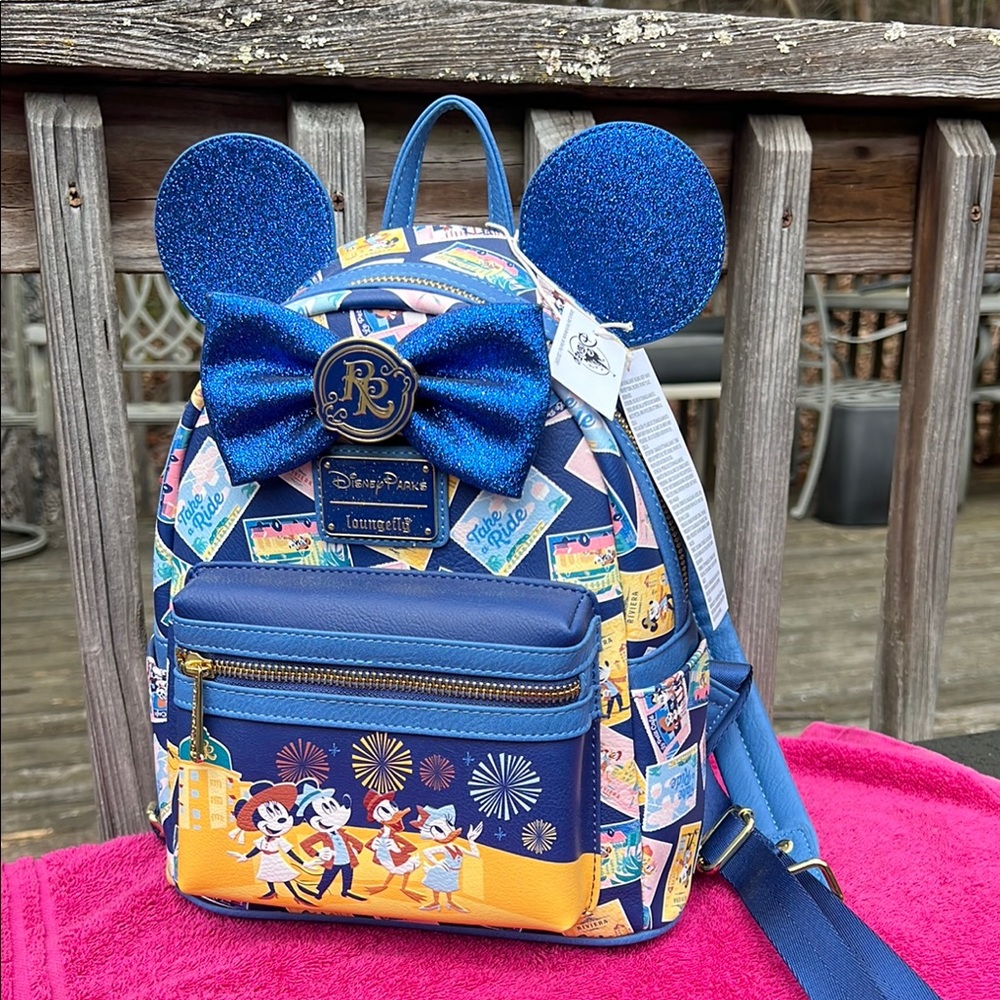 Loungefly Disney Riviera Parks Backpack